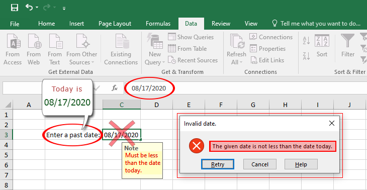 Create Xlsx Files With Past Date Data Validation