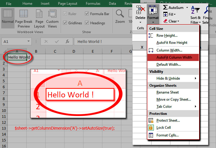 Create Xlsx Files With Auto Column Width Settings