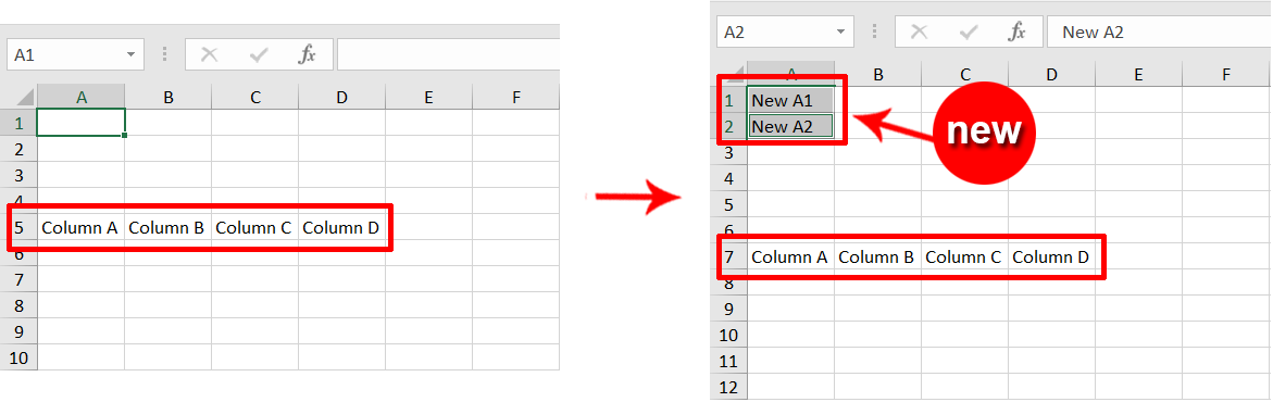 Insert Rows In Xlsx Files