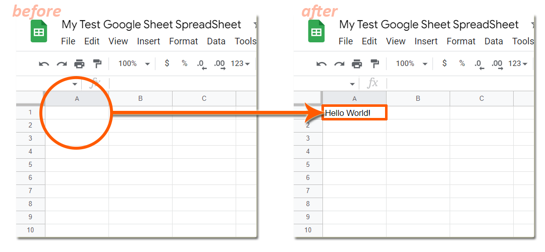 Create A “Hello World” SpreadSheet Using Google Sheets API PHP Client